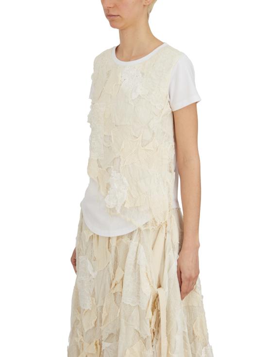 25SS 영 친 반팔 티셔츠 LCYT706CREAM White - YEUNG CHIN