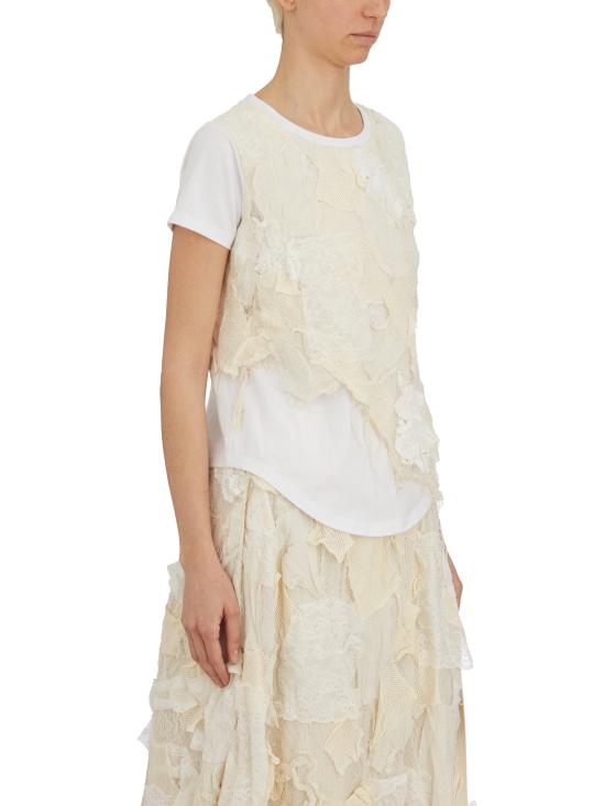 25SS 영 친 반팔 티셔츠 LCYT706CREAM White - YEUNG CHIN