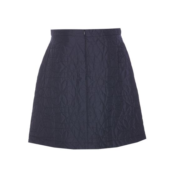 24FW 메종키츠네 미디 스커트 NW01520WQ4036 P480 Blue - MAISON KITSUNE