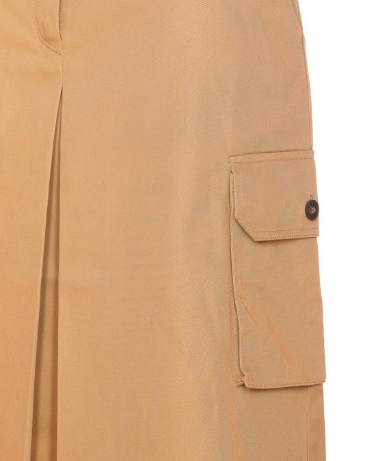 24FW 메종키츠네 미디 스커트 NW01509WW0078 P245 Beige - MAISON KITSUNE