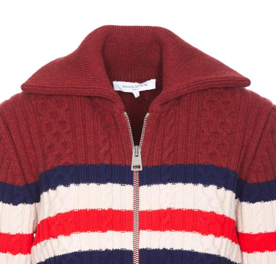 24FW 메종키츠네 가디건 NW00506KH0001 0031 MultiColour - MAISON KITSUNE