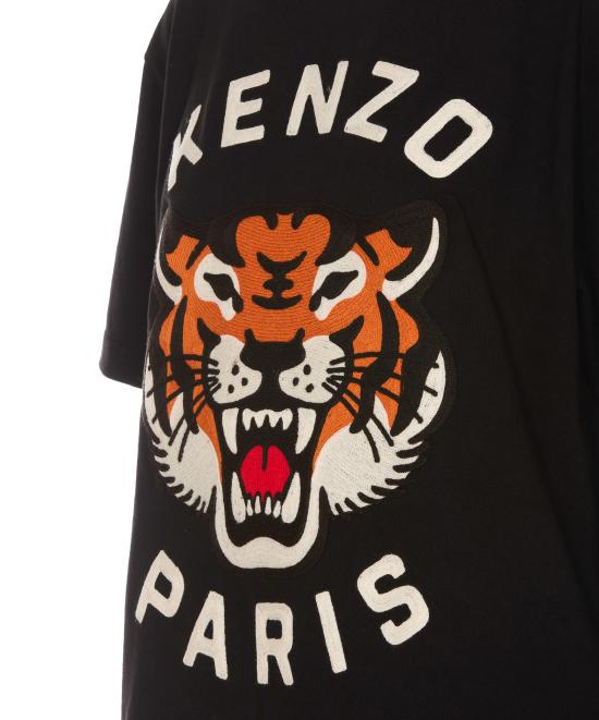 24FW 겐조 반팔 티셔츠 FE68TS0084SI 99J Black - KENZO