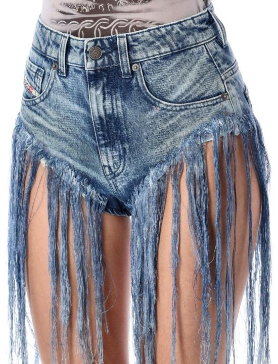 25SS 디젤 숏팬츠 A181450CMBM 01 Blue - DIESEL