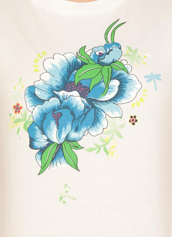 25SS 겐조 반팔 티셔츠 FF52TS1634SO 02 White - KENZO