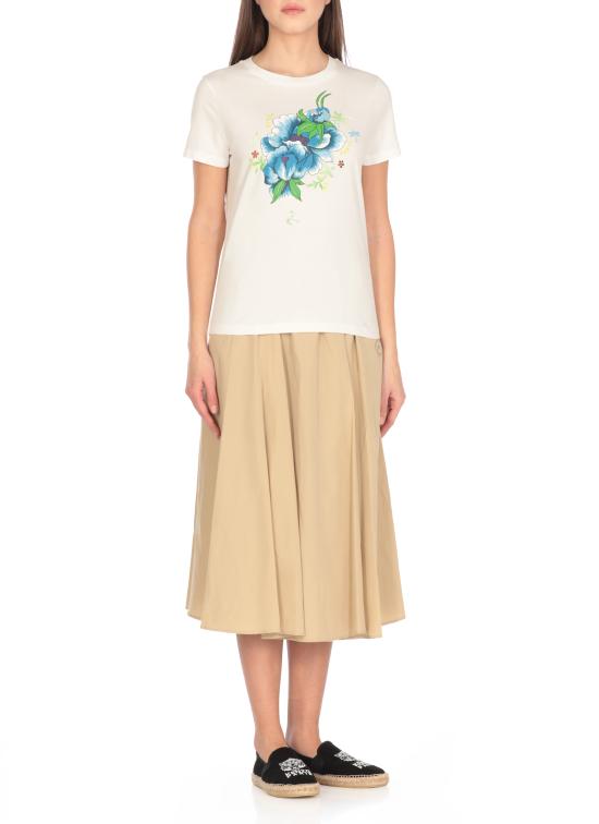 25SS 겐조 반팔 티셔츠 FF52TS1634SO 02 White - KENZO