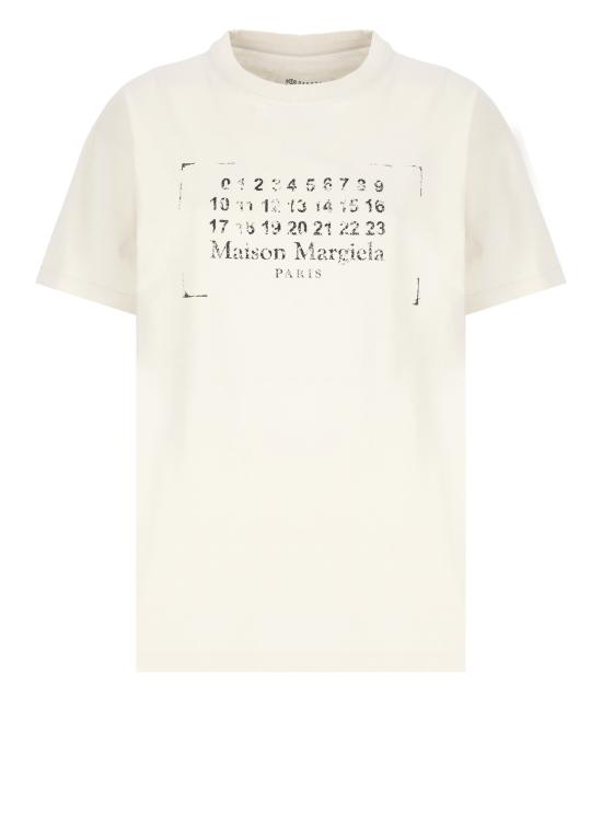 25SS 마르지엘라 반팔 티셔츠 S51GC0534 S24575103 Ivory