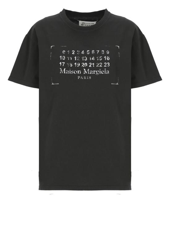 25SS 마르지엘라 반팔 티셔츠 S51GC0534 S24575969 Black