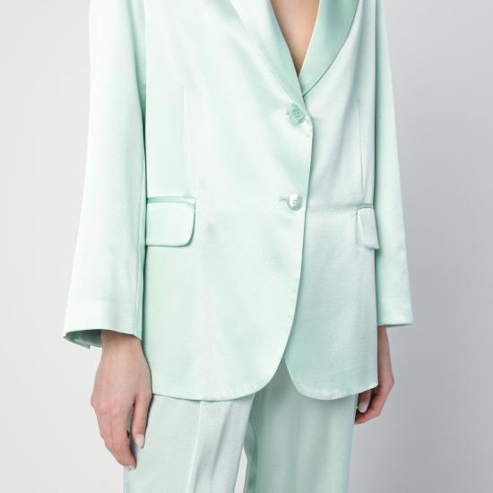 25SS 세미쿠튀르 자켓 Y5SM06PL Green - SEMI-COUTURE