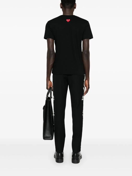 25SS 꼼데가르송 반팔 티셔츠 AX T340 051 Black - COMME DES GARCONS