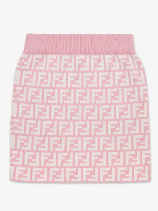 25SS [주니어] 펜디 스커트 JFG201AQUH F1R4T Pink - FENDI