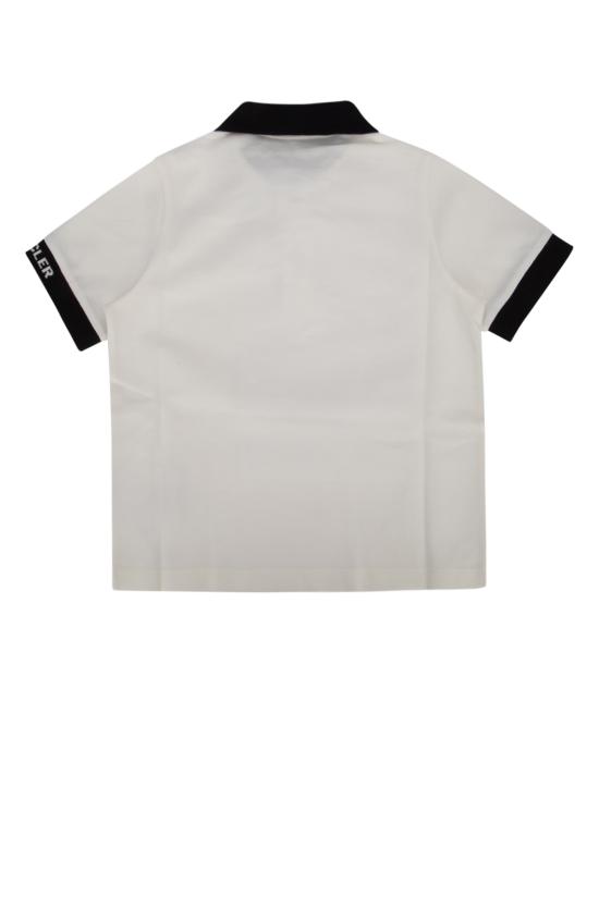 25SS [주니어] 몽클레어 폴로 셔츠 8A0000289ALK 034 White - MONCLER