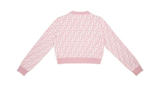 25SS [주니어] 펜디 가디건 JFG199AQUH F1R4T Pink - FENDI
