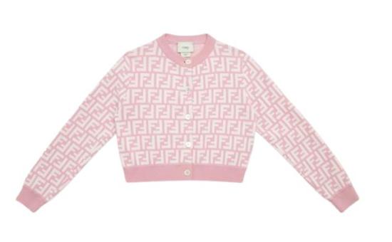 25SS [주니어] 펜디 가디건 JFG199AQUH F1R4T Pink - FENDI
