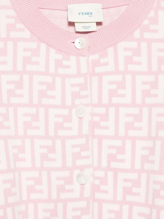 25SS [주니어] 펜디 가디건 JFG199AQUH F1R4T Pink - FENDI