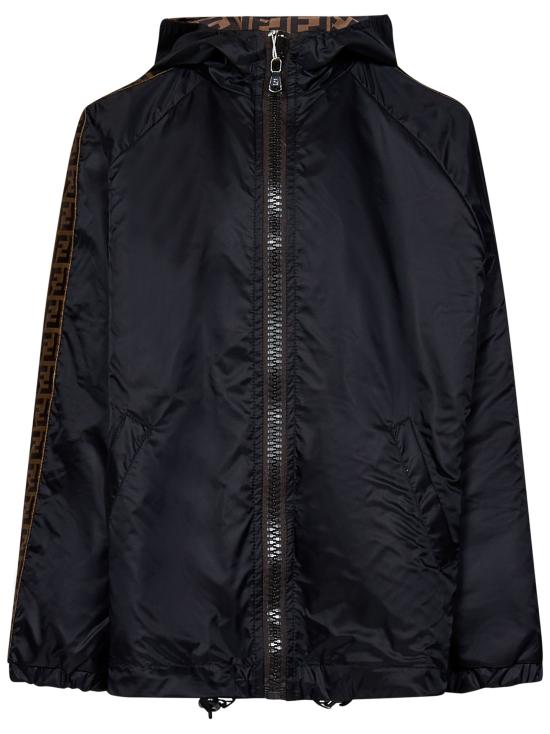 25SS [키즈] 펜디 캐주얼 자켓 JUA092AEYC F0QA1 Black