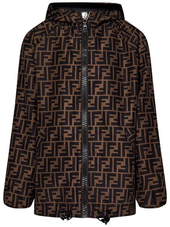 25SS [키즈] 펜디 캐주얼 자켓 JUA092AEYC F0QA1 Black - FENDI