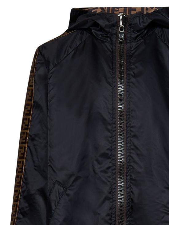 25SS [키즈] 펜디 캐주얼 자켓 JUA092AEYC F0QA1 Black - FENDI