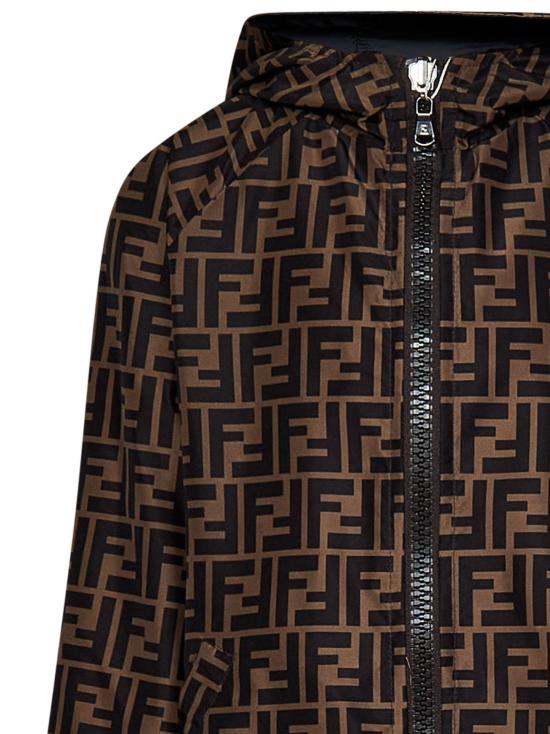 25SS [키즈] 펜디 캐주얼 자켓 JUA092AEYC F0QA1 Black - FENDI