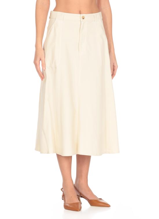 25SS 아페쎄 미디 스커트 COGBJ F06410 AAC Ivory - A.P.C.