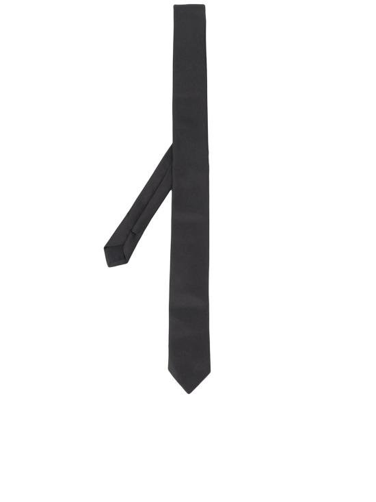 25SS 생로랑 넥타이 6048354Y0021081 BLACK SILVER Black