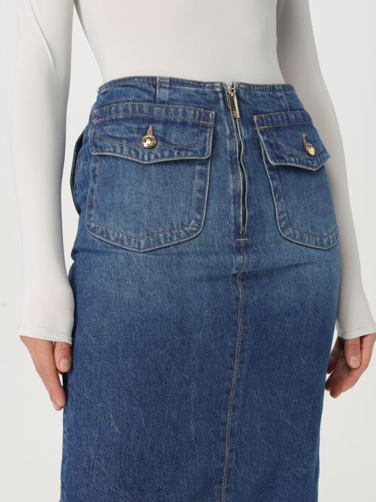 25FW 엘리자베타프랜치 미디 스커트 GJ35N 139 Blue - ELISABETTA FRANCHI