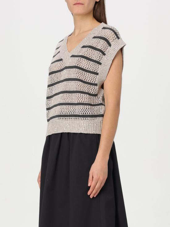 25SS 브루넬로 쿠치넬리 베스트 MCO558902 CHI53 Multicolor - BRUNELLO CUCINELLI