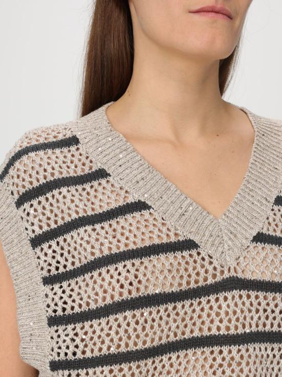 25SS 브루넬로 쿠치넬리 베스트 MCO558902 CHI53 Multicolor - BRUNELLO CUCINELLI