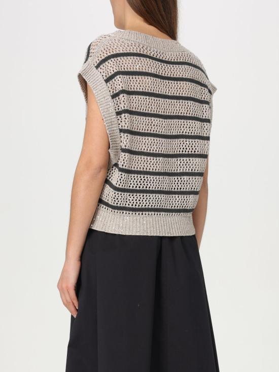 25SS 브루넬로 쿠치넬리 베스트 MCO558902 CHI53 Multicolor - BRUNELLO CUCINELLI