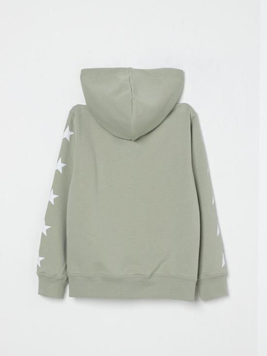 25FW [키즈] 골든구스 풀오버 GKP01770P00172735916 Green - GOLDEN GOOSE