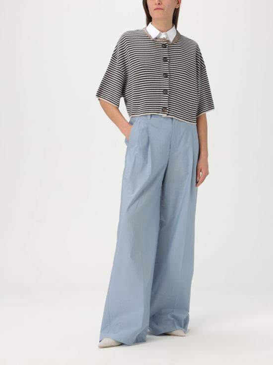 25SS 브루넬로 쿠치넬리 팬츠 M0F79P8853 C2873 Blue - BRUNELLO CUCINELLI