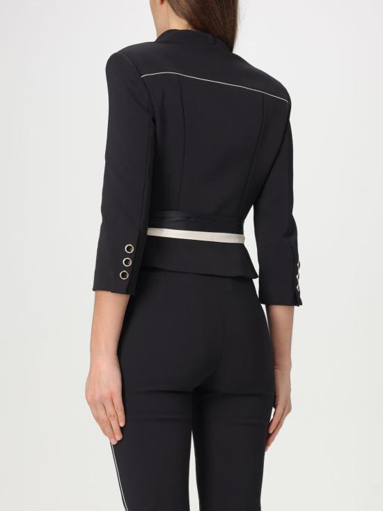 25SS 엘리자베타프랜치 자켓 GIT51 685 Black - ELISABETTA FRANCHI