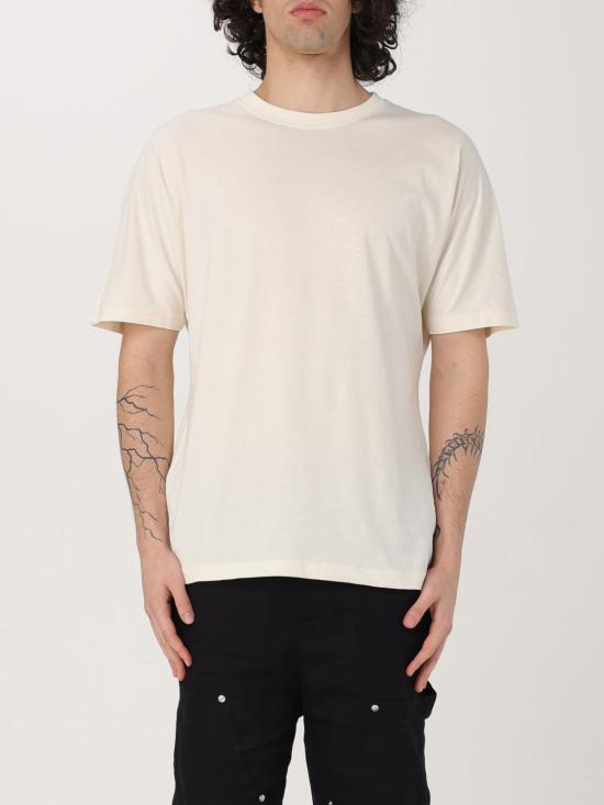 25FW 디스클레이머 반팔 티셔츠 DS54896 LATTE Yellow Cream