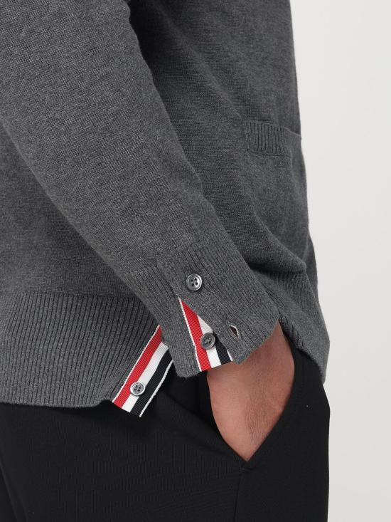 25FW 톰브라운 스웨터 MKC581AY3043 035 Grey - THOM BROWNE