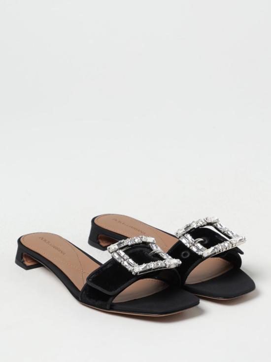 25SS 돌체앤가바나 뮬/슬리퍼 CR1783A9S20 80999 Black - DOLCE & GABBANA