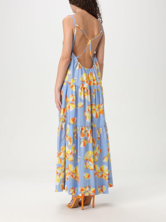 25FW 모스키노 롱 원피스 04293734 1303 Gnawed Blue - MOSCHINO