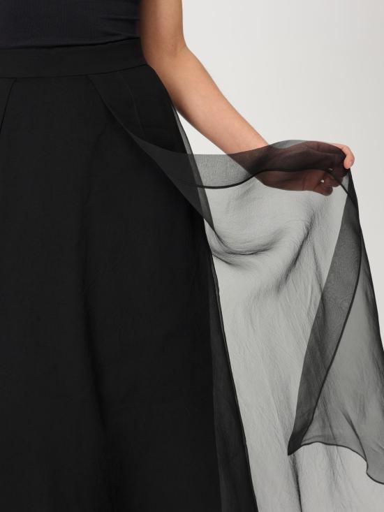 25SS 브루넬로 쿠치넬리 롱 스커트 MF940G3810 C101 Black - BRUNELLO CUCINELLI