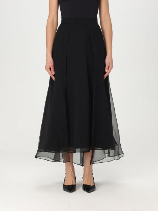 25SS 브루넬로 쿠치넬리 롱 스커트 MF940G3810 C101 Black