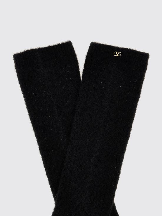 25FW 발렌티노 가라바니 양말 6B3KI02T95Q 0NO Black - VALENTINO GARAVANI