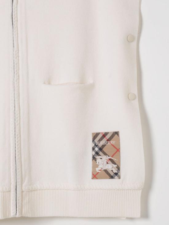 25FW [키즈] 버버리 캐주얼 자켓 8104355 White - BURBERRY