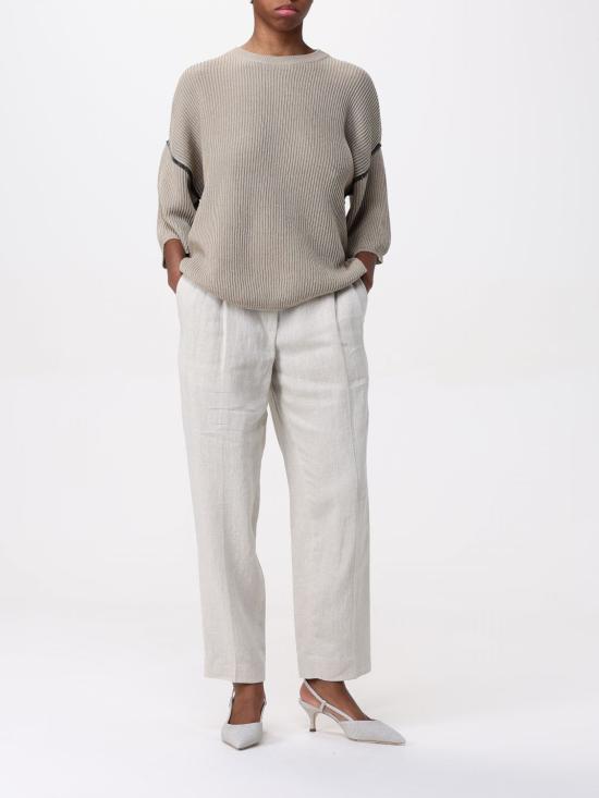 25FW 브루넬로 쿠치넬리 팬츠 MH547P8308 C169 Beige - BRUNELLO CUCINELLI