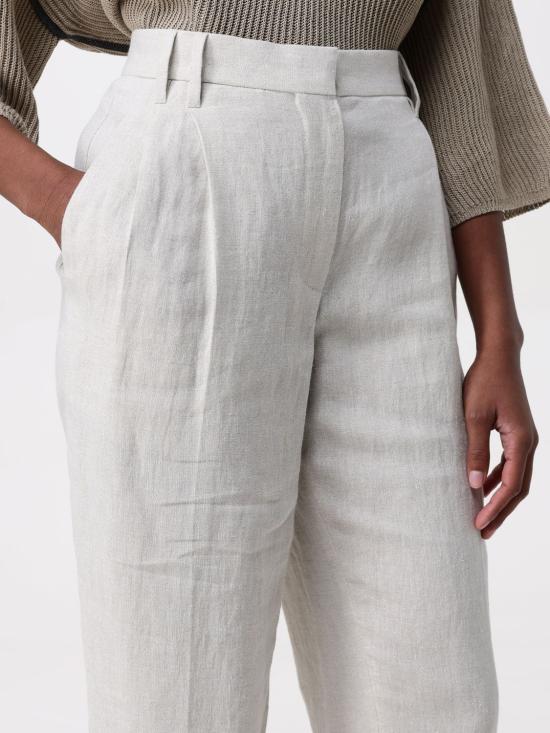 25FW 브루넬로 쿠치넬리 팬츠 MH547P8308 C169 Beige - BRUNELLO CUCINELLI