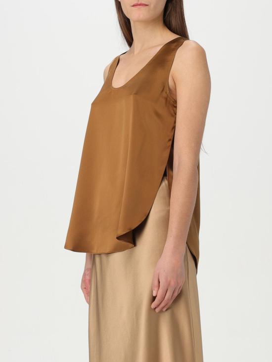 25FW 막스마라 민소매 티셔츠 2511161018600 038 Brown - MAX MARA