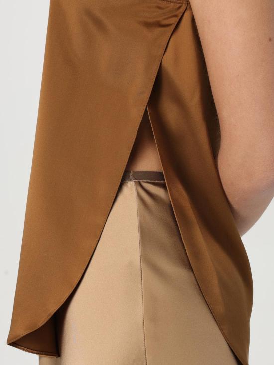 25FW 막스마라 민소매 티셔츠 2511161018600 038 Brown - MAX MARA