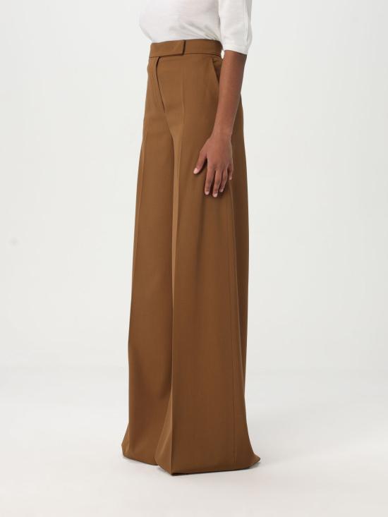 25FW 막스마라 NINFA 닌파 울 개버딘 트라우저 2511131011600 004 Brown - MAX MARA