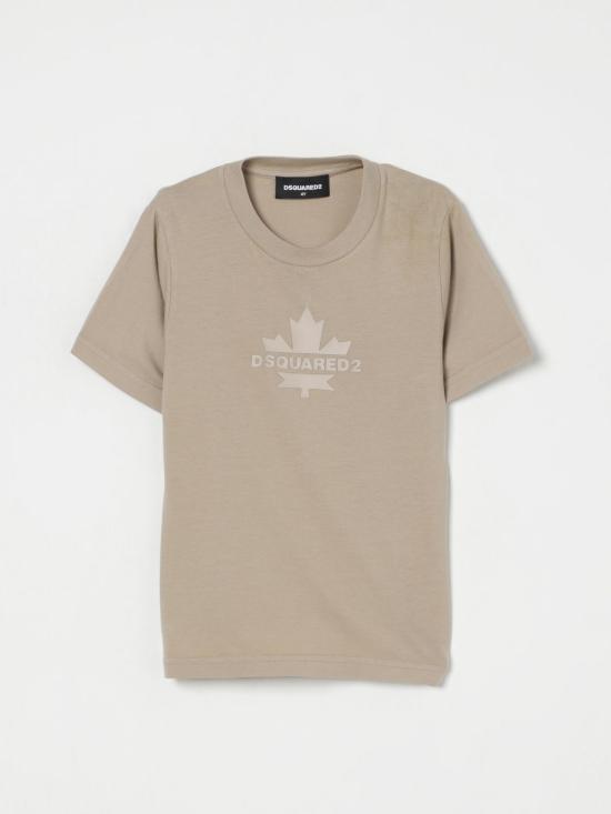 25FW [키즈] 디스퀘어드2 티셔츠 DQ2743D0AC7 DQ717 Beige