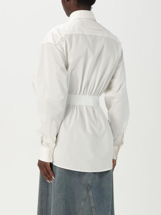 25FW MM6 메종마르지엘라 셔츠 S52DT0045M35256 101 White - MM6 MAISON MARGIELA