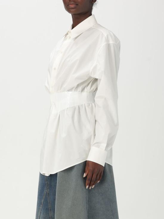 25FW MM6 메종마르지엘라 셔츠 S52DT0045M35256 101 White - MM6 MAISON MARGIELA