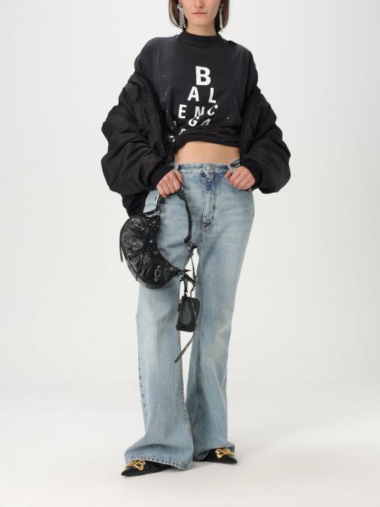 25FW 발렌시아가 옵틱컬 오버사이즈 티셔츠 811688TRVU6 9034 Multicolor - BALENCIAGA