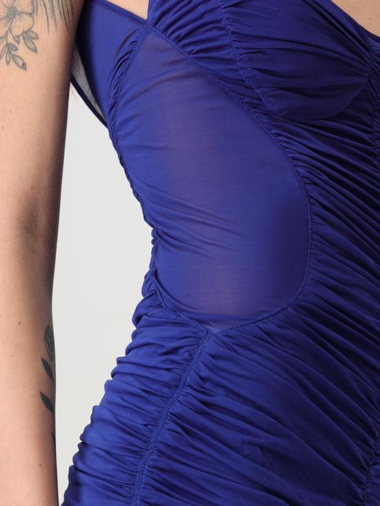 25SS 뮈글러 롱 원피스 25P3RO17166011 6020 Blue - MUGLER