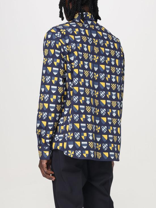 25FW 펜디 긴팔 셔츠 FS1319AU76 F0QG3 Navy - FENDI